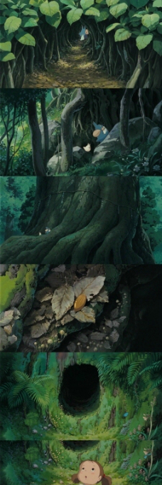 高清龙猫场景图片