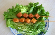 豆腐肉串图片