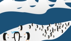 冰天企鹅图片