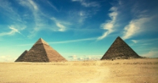 埃及双金字塔图片