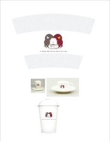 咖啡杯水杯奶茶杯型设计图片