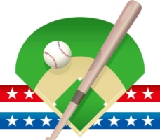 棒球运动 美国运动 卡通 垒球图片