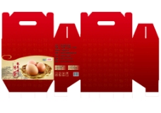 红色鸡蛋盒包装设计psd源文件