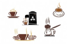 咖啡杯美味咖啡图标设计矢量素材
