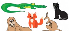 卡通动物 狐狸图片