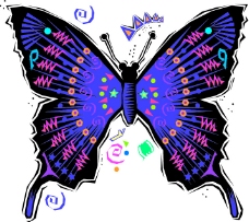 昆虫蝴蝶创意艺术动物昆虫矢量素材蝴蝶