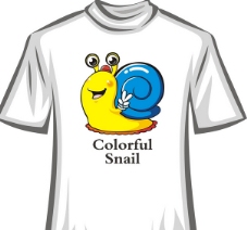 蜗牛T恤印