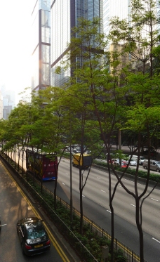 香港湾仔马路风光图片