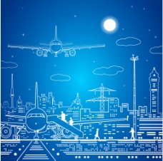 飞机和城市