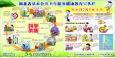 湖北省公共卫生服务健康教育宣传栏