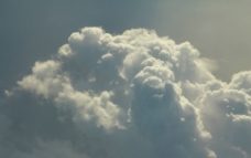 飞机上拍摄云海图片