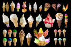 冰淇淋 素材图片