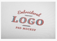 布纹logo模板PSD分层素材