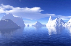 南极的冰山flash