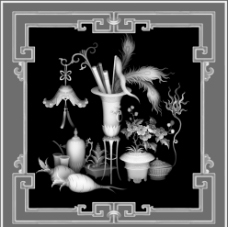 花瓶 萝卜图片