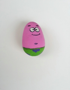 派大星石头彩绘图片