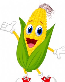 玉米棒卡通玉米