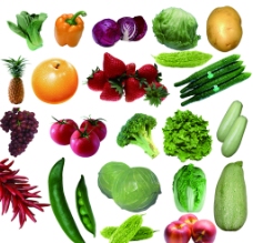 蔬果大全分层蔬菜水果大全图片