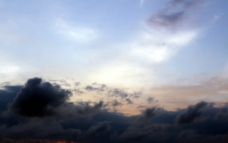 傍晚云彩图片