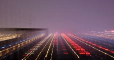 雾霾下的夜色图片