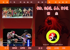 散打拳击跆拳道空手道招生海报宣传页