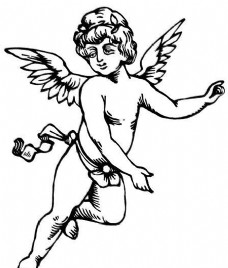 天使宗教神话古典纹饰欧式图案0406