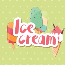 冰淇淋背景设计