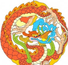 吉祥图纹龙纹吉祥图案中国传统图案0068