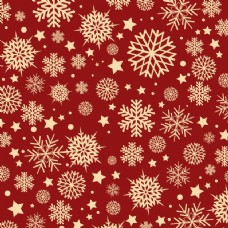 圣诞节雪花在红色的背景图案