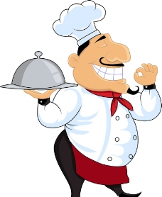 餐饮卡通厨师图片