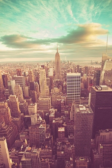 鸟瞰纽约风景