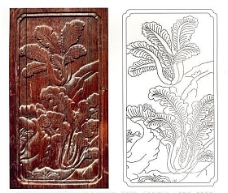 古代建筑雕刻纹饰草木花卉其他18