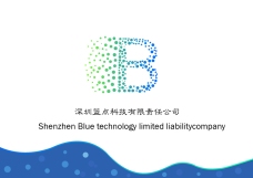 科技创意蓝点科技有限公司logo创意设计