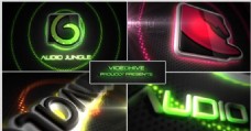 超酷霓虹灯Logo演绎动画AE模板