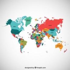 世界地图世界政治地图