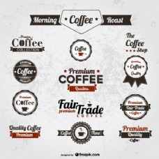 咖啡欧洲饮料标签