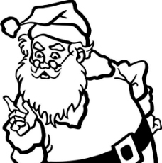 圣诞老人头像 卡通头像 矢量素材 EPS格式_0015