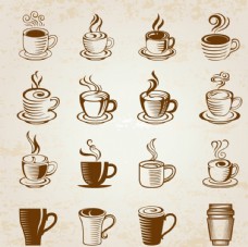 咖啡杯美味咖啡矢量素材