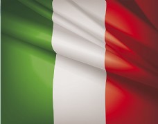 意大利国旗背景
