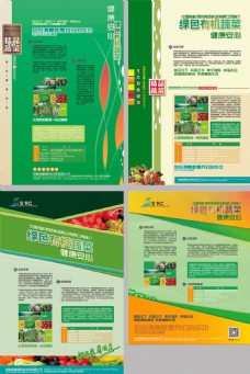 绿色蔬菜有机蔬菜产品画册宣传册