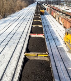 煤炭运输列车