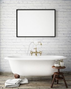 白色浴室图