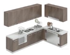 厨房家具模型