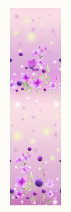 花型，紫色蒲公英