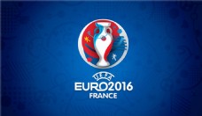 国足2016欧洲杯法国蓝色海报