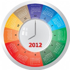 辰龙创意2012日历模板