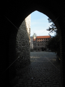 城堡的门口风景