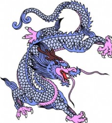 龙纹吉祥图案中国传统图案0049