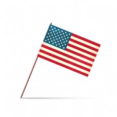 手绘的美国国旗图片