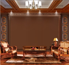 沙发背景墙效果图 室内设计 平面设计